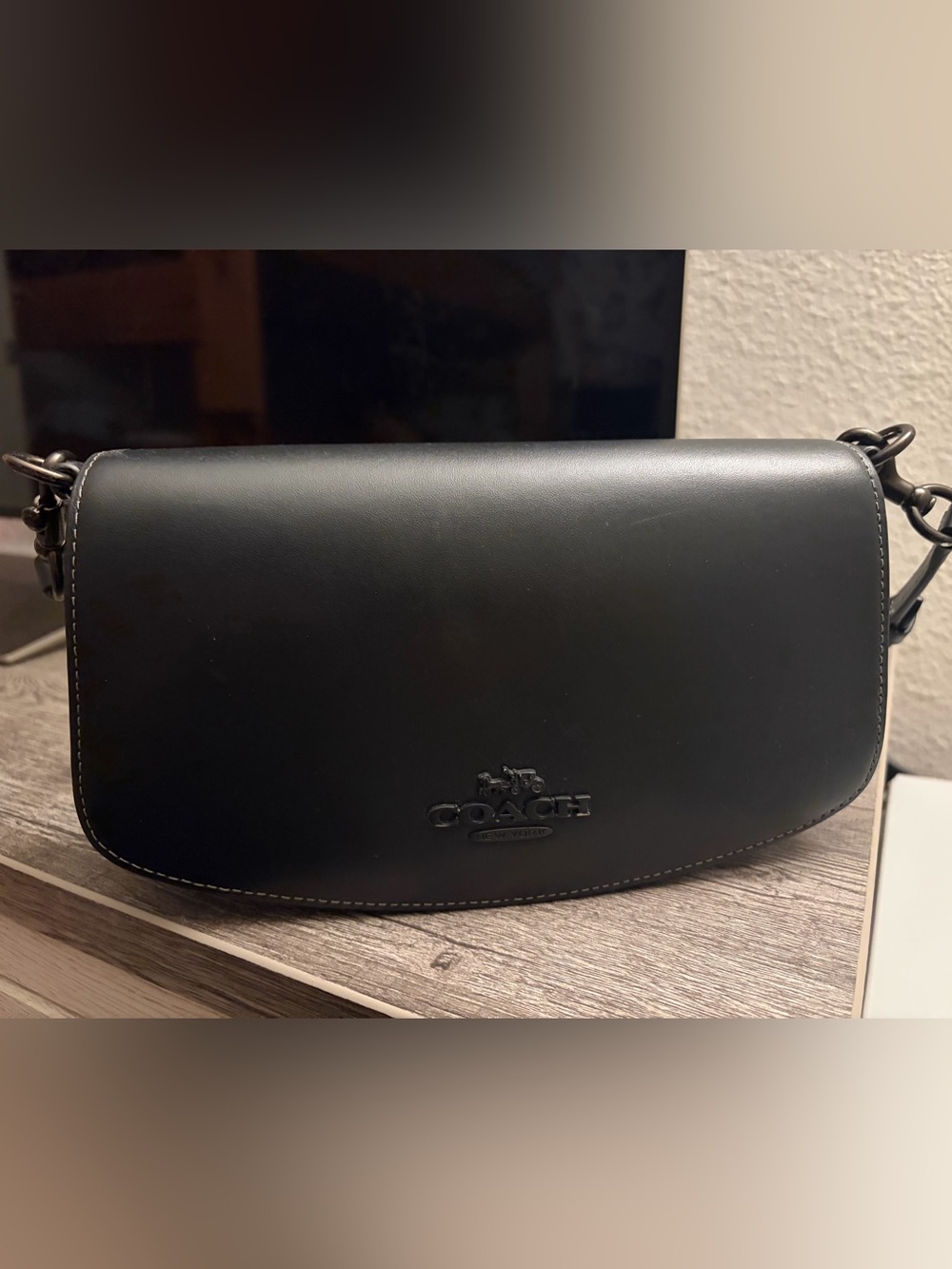 Coach Black Andrea Shoulder Bag
